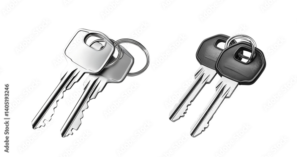 House Key PNG - A silver key on transparent background. Perfect for keychain mockups, locksmith ads, and rental property visuals. House Key PNG - A silver key on transparent background. Perfect for keychain mockups, locksmith ads, and rental property visuals.