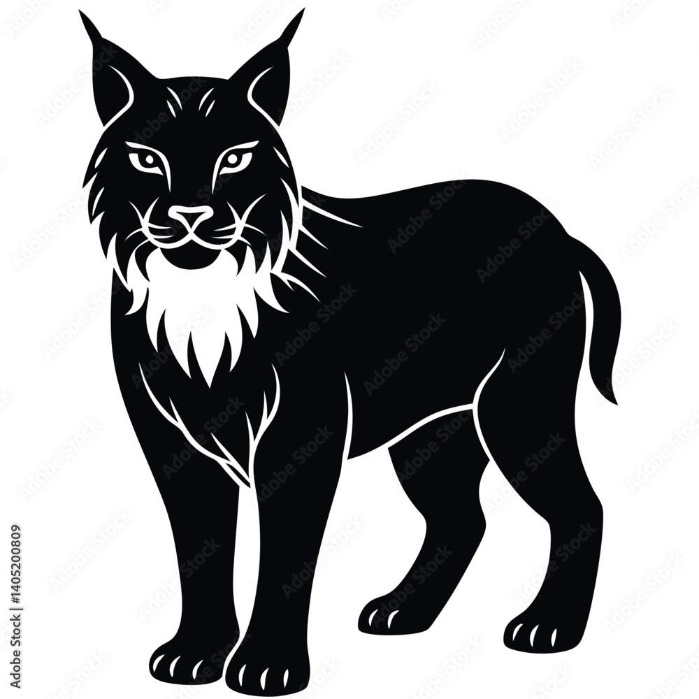 Naklejka premium lynx vector