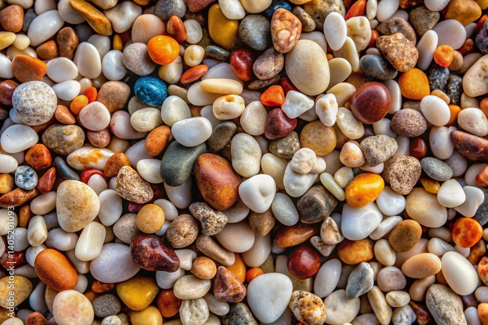Colorful Smooth Stones: A stunning collection of smooth, colorful stones, meticulously arranged to create a vibrant and visually captivating texture. Embodying natural beauty and serenity. Colorful Smooth Stones: A stunning collection of smooth, colorful stones, meticulously arranged to create a vibrant and visually captivating texture. Embodying natural beauty and serenity.