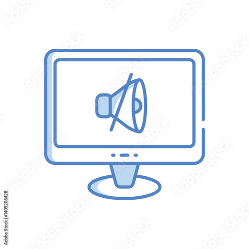 Sound Off Vector icon