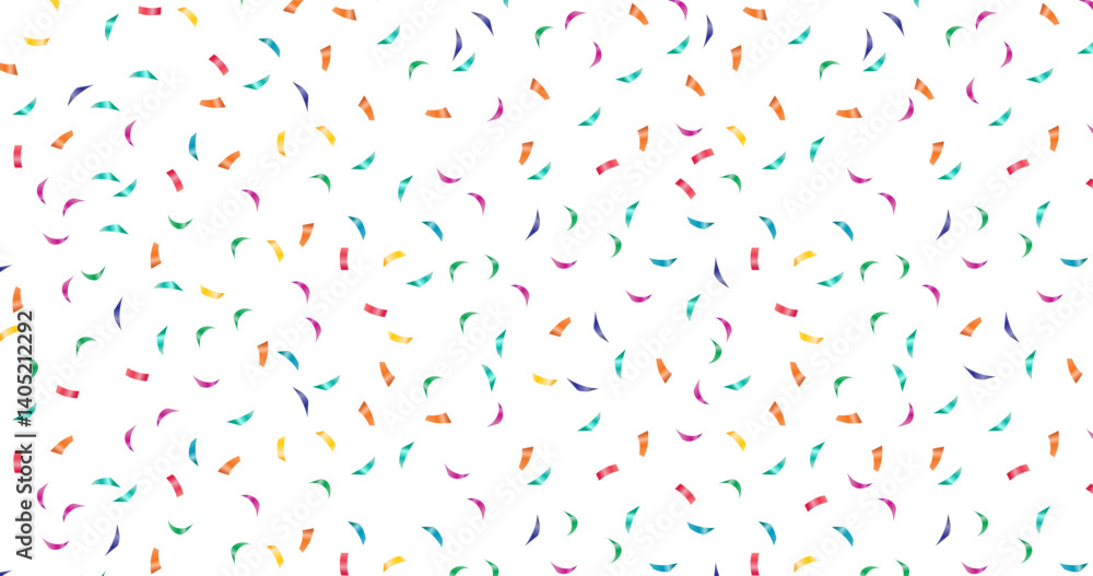 colourful falling confetti background template colourful falling confetti background template