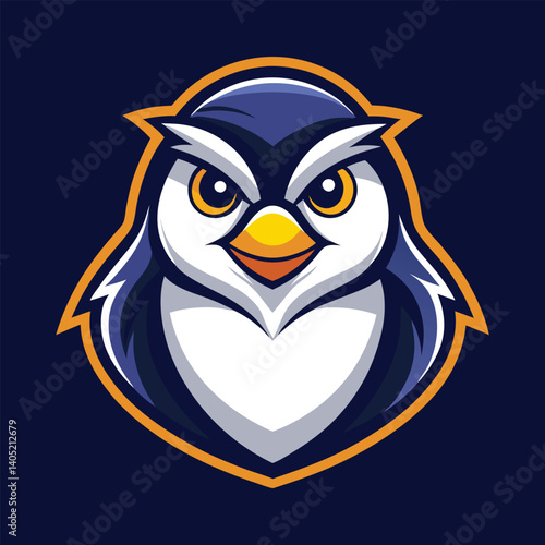 penguin on a white background