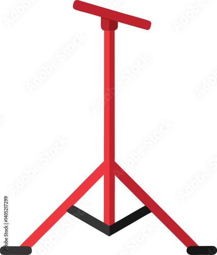 red and white wooden mallet