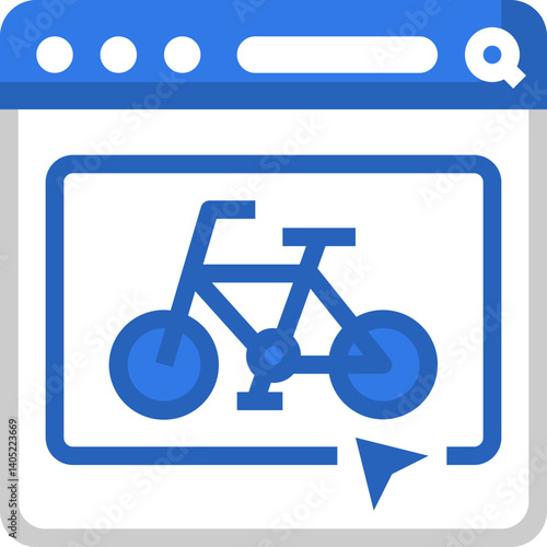website Illustration on a white background    