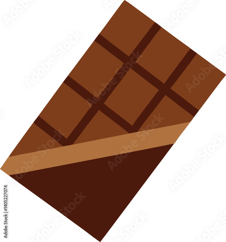 chocolate bar vector illustration