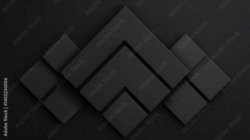 Abstract geometric design on a black background. Abstract geometric design on a black background.