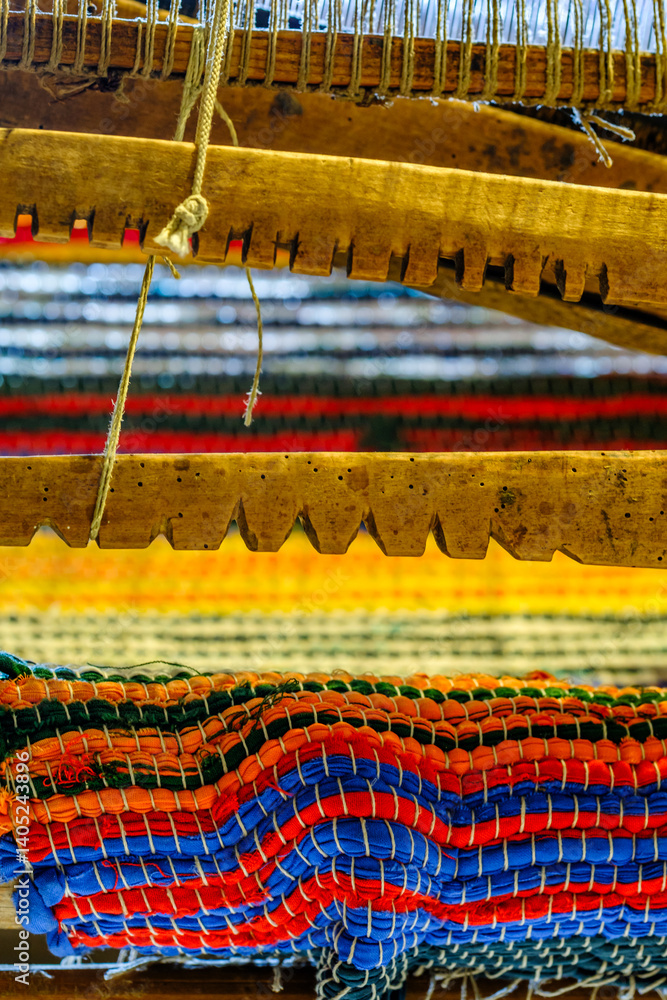 old weaving loom