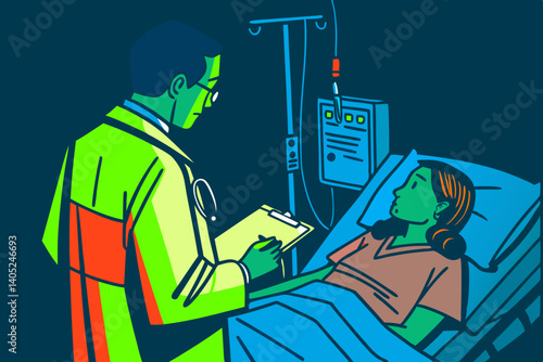 Dialogue entre un médecin est son patient 