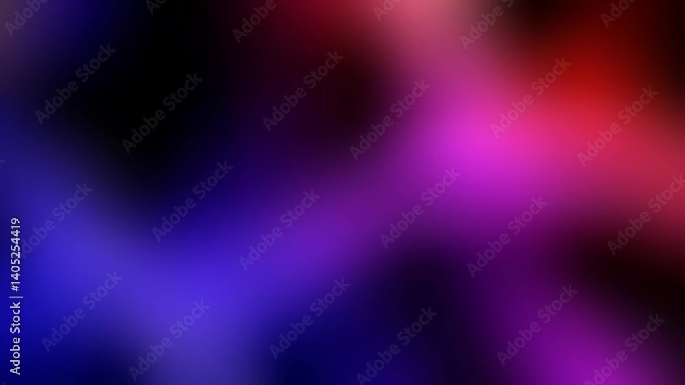 Blurred abstract background of blue, red, and purple colors for designs requiring vibrant and colorful elements, such as wallpapers or backgrounds.