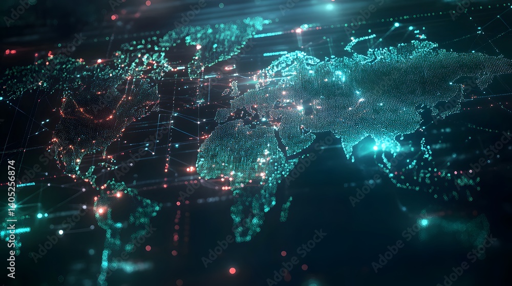 Abstract world map concept of global network. Global network connection. World map point and line composition concept of global business. Abstract world map concept of global network. Global network connection. World map point and line composition concept of global business.