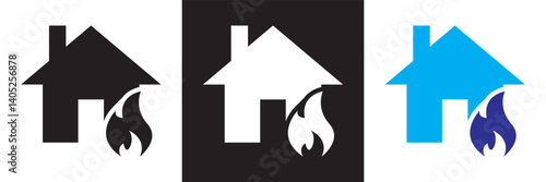 Public and private utilities icon. Vector for websites, mobile interfaces, presentations, banner, visual branding etc. Vector illustration. EPS 10