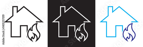 Public and private utilities icon. Vector for websites, mobile interfaces, presentations, banner, visual branding etc. Vector illustration. EPS 10