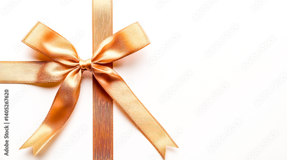 Elegant gift card on a pristine white background, featuring a shiny golden ribbon tied into a neat bow, perfect for gifting or celebrations. Elegant gift card on a pristine white background, featuring a shiny golden ribbon tied into a neat bow, perfect for gifting or celebrations.