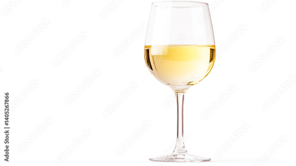 Elegant glass of white wine on a clean, isolated white background, perfect for wine lovers and photography enthusiasts. Elegant glass of white wine on a clean, isolated white background, perfect for wine lovers and photography enthusiasts.