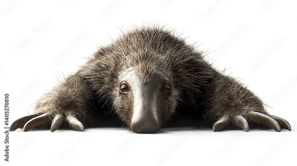 Obraz premium Giant ground sloth low-angle view.