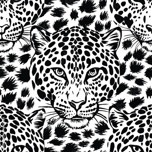 seamless leopard pattern