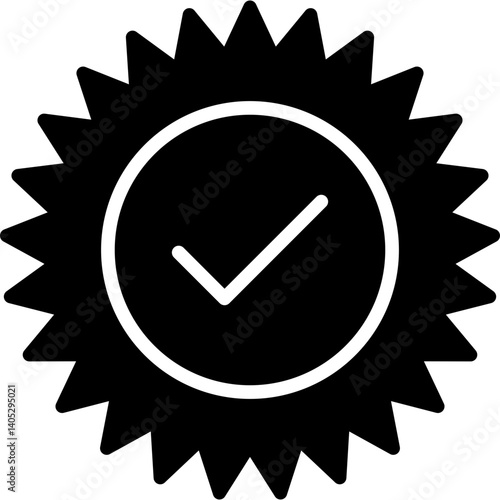 Verified Award Badge Icon