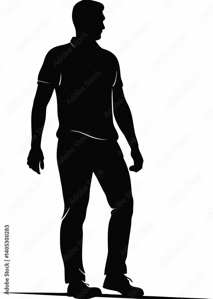 vector illustration of walking man isolated icon vector illustration of walking man isolated icon