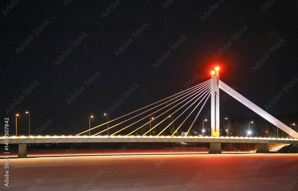 Obraz premium Bridge, Rovaniemi
