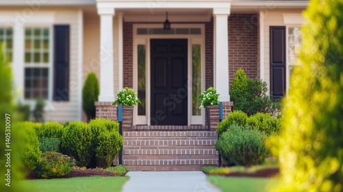 Wallpaper Mural Modern House Entrance with Architectural Elegance and Natural Light
 Torontodigital.ca