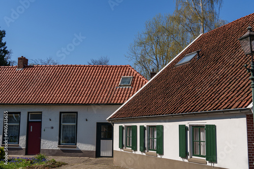 Obraz na płótnie Die Bücherstadt Bredvoort in den Niederlanden w salonie