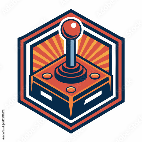 Create a bold, pixel-art style esports logo with vector strokes.  The design should be striking and visually impactful.
