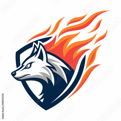 Design a vector racing esports logo with bold strokes.  The logo should be dynamic and easily scalable.