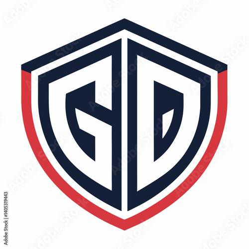 Create a vector graphic of a stylized GG gamer character with bold strokes.