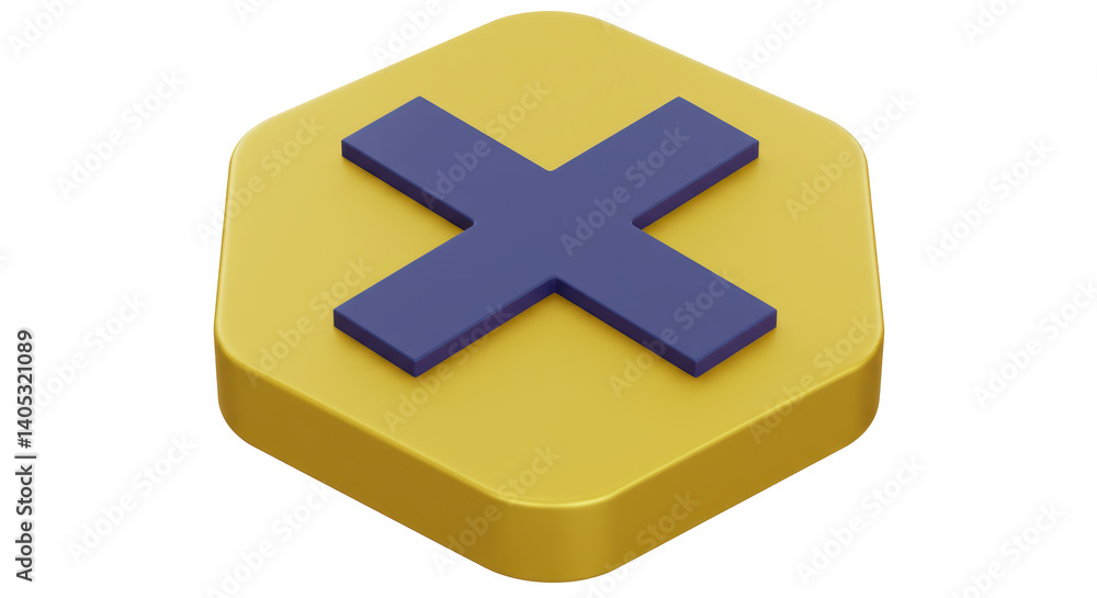 Obraz premium Isolated Cancel Button