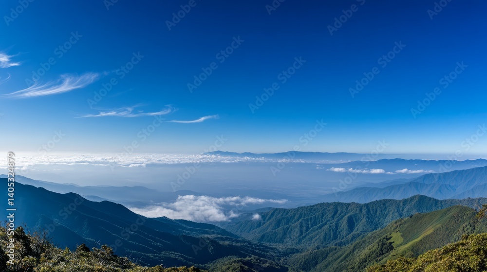 Expansive blue sky with wispy clouds, a panoramic view of serenity and freedom.
Expansive blue sky with wispy clouds, a panoramic view of serenity and freedom.