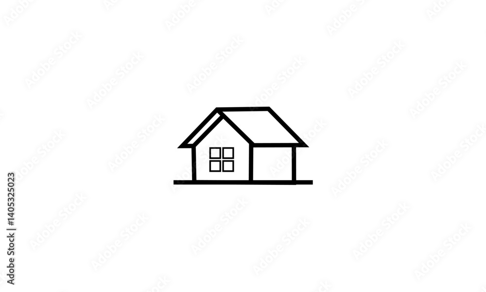 house icon isolated on white house icon isolated on white