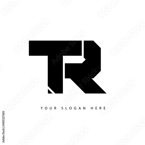 TR modern elegance and creative logo design .TR luxurious alphabet design . TR letter initial logo design.