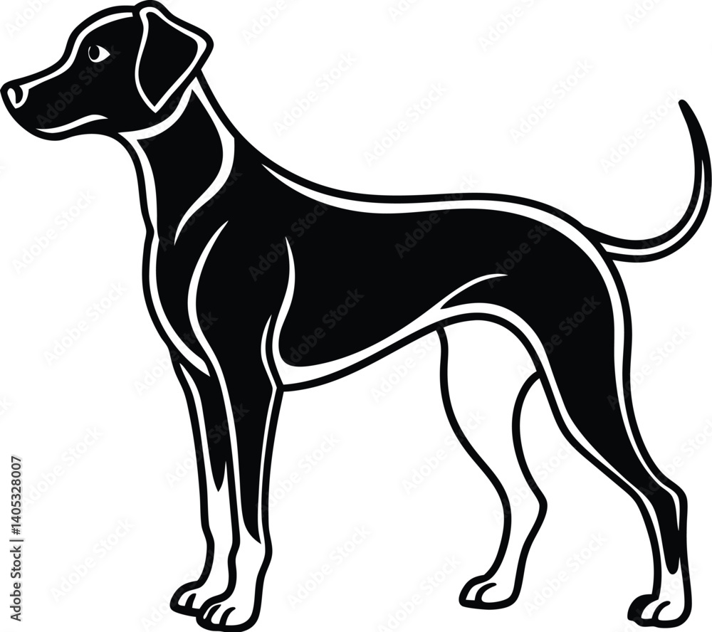 Dog silhouette vector designs 6 Dog silhouette vector designs 6