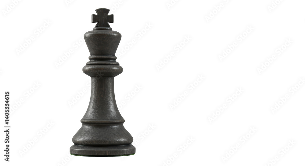 Isolated Chess King Piece Isolated Chess King Piece