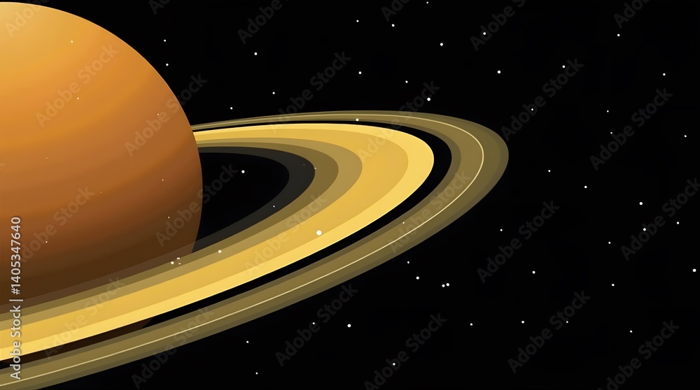 Saturn planet with its iconic rings against a starry cosmos. Space exploration, astronomy concept. Ideal for science, education, and cosmic themes. Saturn planet with its iconic rings against a starry cosmos. Space exploration, astronomy concept. Ideal for science, education, and cosmic themes.