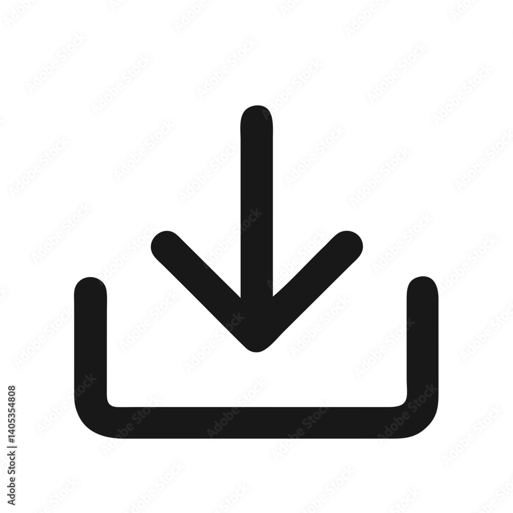 Down Arrow Icon – Scroll Down and Navigation Symbol Down Arrow Icon – Scroll Down and Navigation Symbol