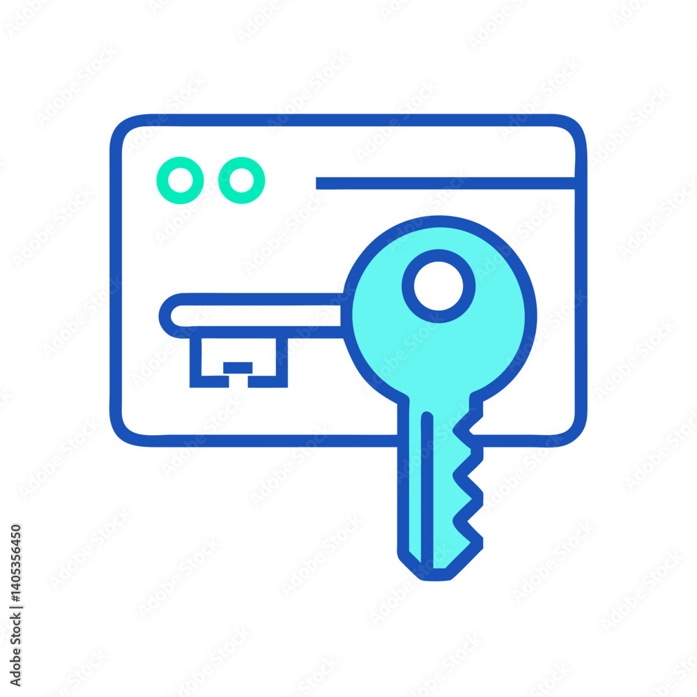 Key Icon – Security and Access Control Symbol Key Icon – Security and Access Control Symbol