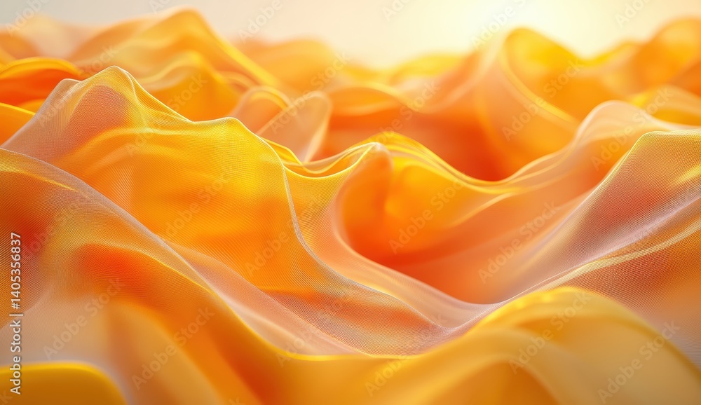 Obraz premium Golden fabric folds