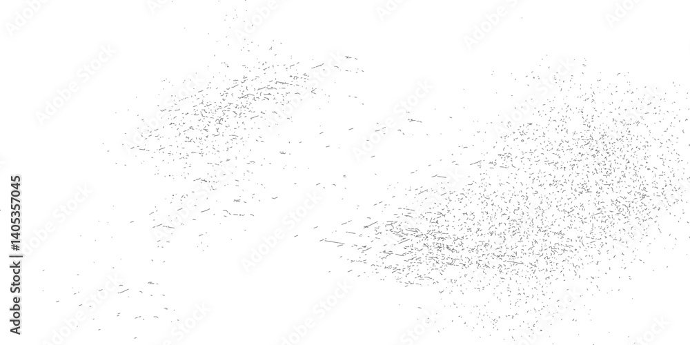 Obraz premium Dust overlay. Dark noise granules. Vector design Distress grunge grain dot background. Gritty dirt splash repeated pattern. Splattered grit overlay with drops,different distressed black grain texture