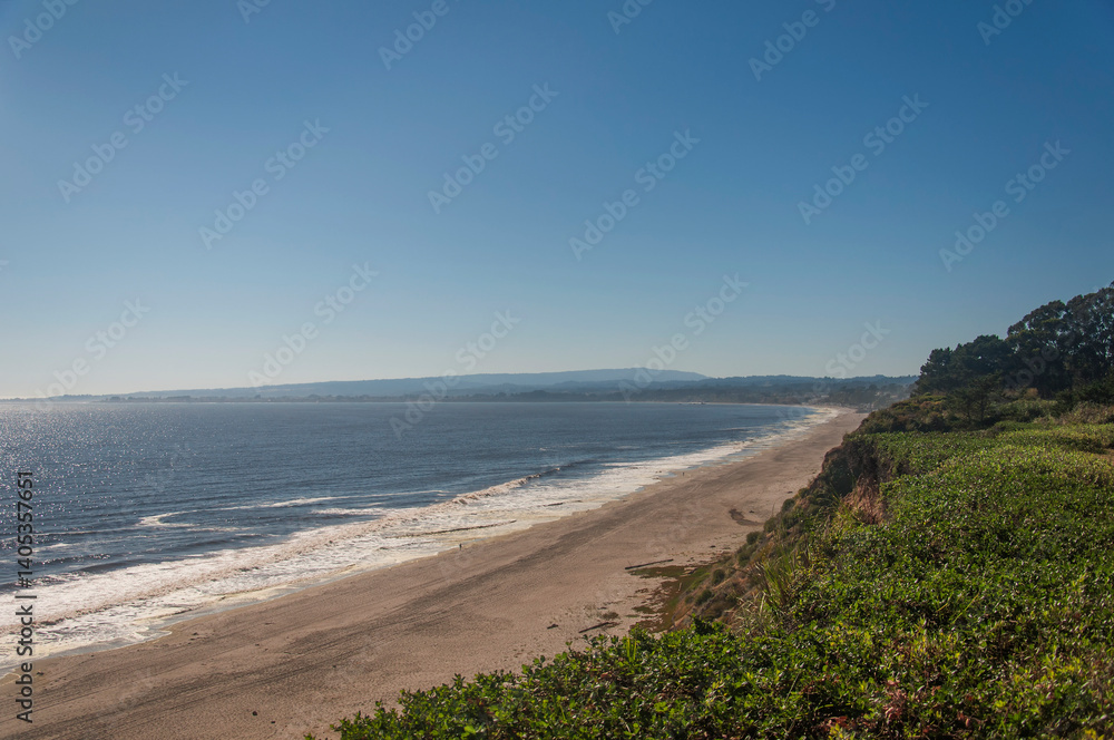 northern california pacific ocean and coastal landscape