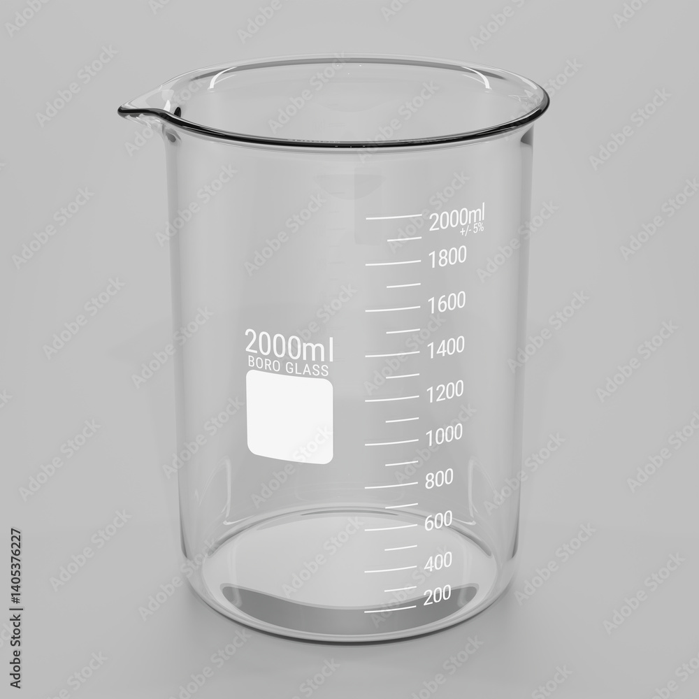 Lab glass - Borosilicate 2000ml heat resistant beaker Lab glass - Borosilicate 2000ml heat resistant beaker