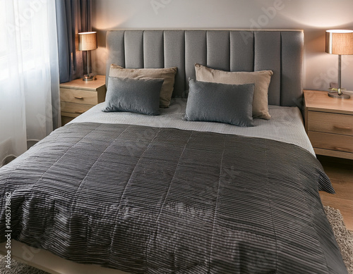 Wallpaper Mural modern upholstered bed frame with lift up storage underneath Torontodigital.ca