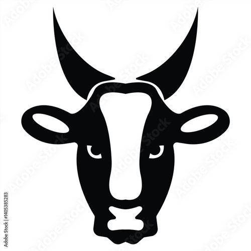 cow icon. Livestock. isolated on white background. vector illustration