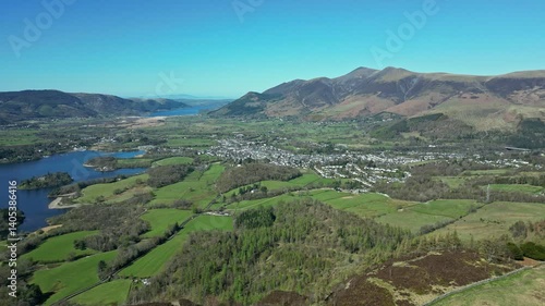 Wallpaper Mural Aerial view at Walla Crag, Derwent Water, Lake District, England, UK Torontodigital.ca