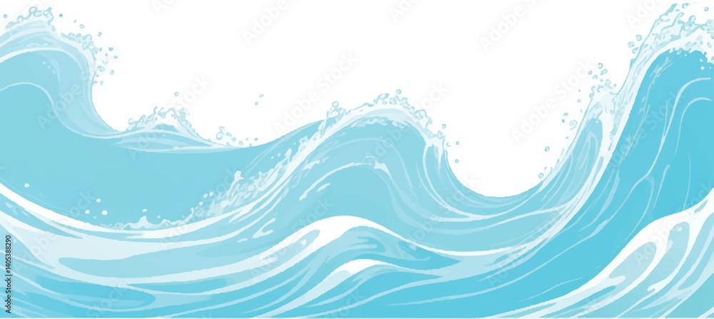 Elegant Water Wave Abstract Design in Soft Blue and Green Watercolor, Perfect for Background Use in Graphic Design Projects Focused on Tranquility and Oceanic Themes.
Elegant Water Wave Abstract Design in Soft Blue and Green Watercolor, Perfect for Background Use in Graphic Design Projects Focused on Tranquility and Oceanic Themes.