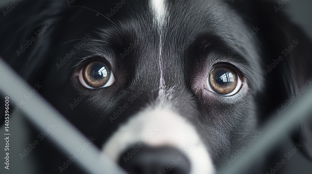 Animal adoption adoption center hope A close-up of a dog's expressive eyes viewed through a mesh fence, conveying emotion and curiosity. Animal adoption adoption center hope A close-up of a dog's expressive eyes viewed through a mesh fence, conveying emotion and curiosity.