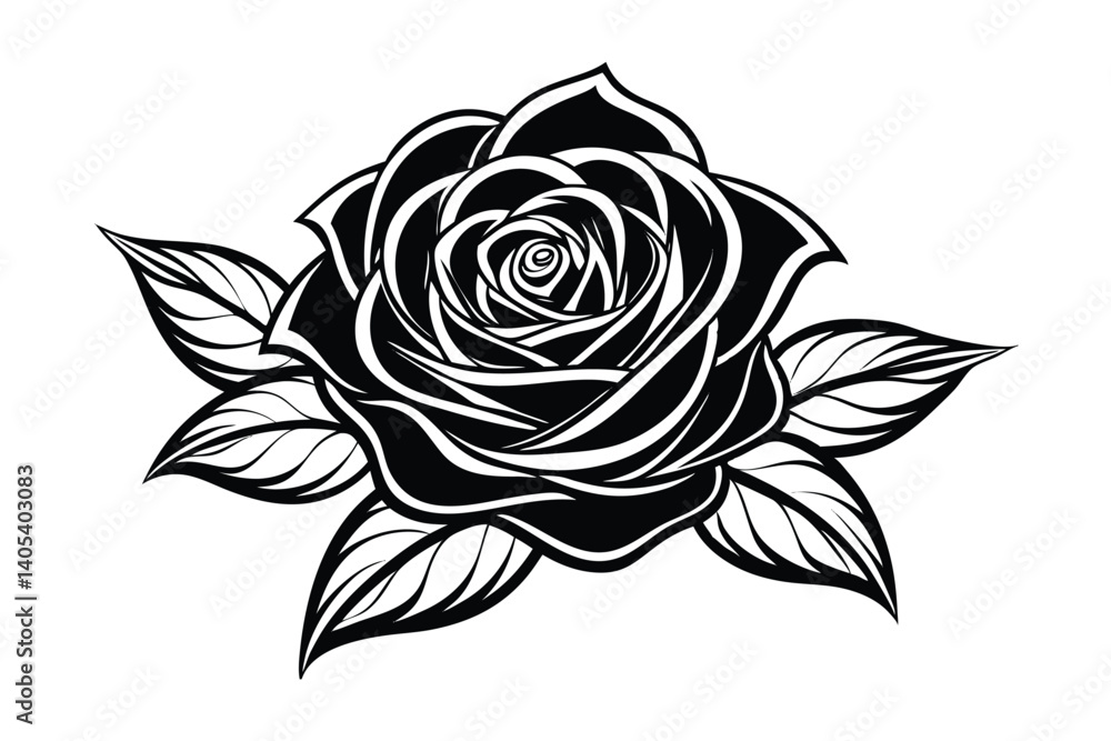 black and white rose black and white rose