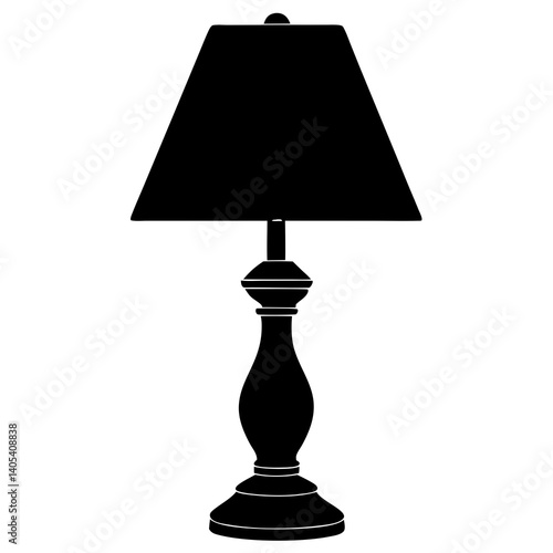 table lamp isolated