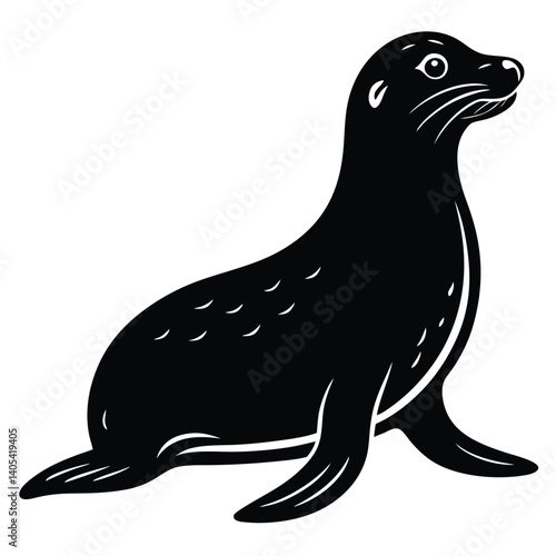seal vector sihouette