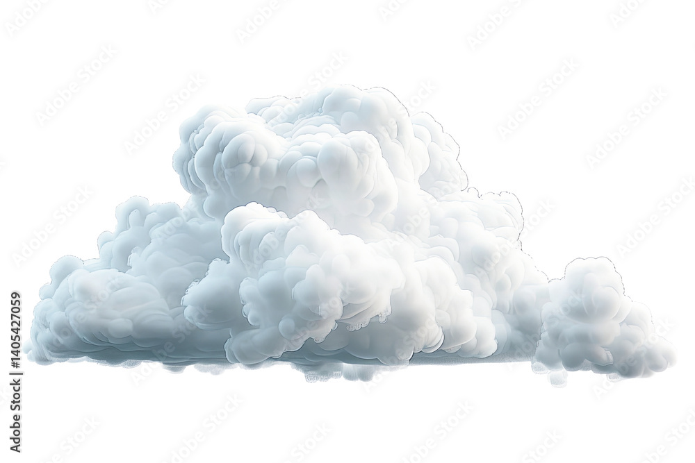 A fluffy, pure white cloud illuminated by the sun stands out against a white transparent background. A mesmerizing sight of natural beauty A fluffy, pure white cloud illuminated by the sun stands out against a white transparent background. A mesmerizing sight of natural beauty